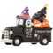 Casafield Ceramic Halloween Hand-Painted Pre-Lit LED Tabletop Home Décor